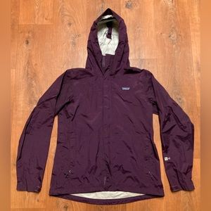 Large Patagonia H2NO Torrentshell Jacket Womens Womens Raincoat Maroon 83805